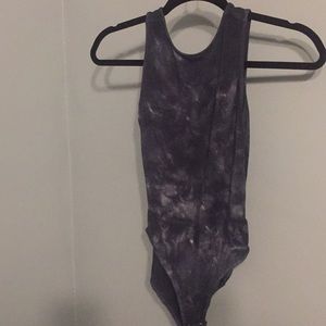American Eagle blue bodysuit xs